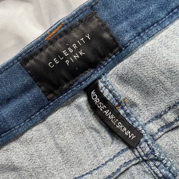 Celebrity Pink Women's Straight Leg Jeans - Dark Blue - Picture 2 of 5